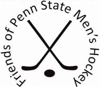Friends of Penn State Men's Hockey crossed-sticks logo